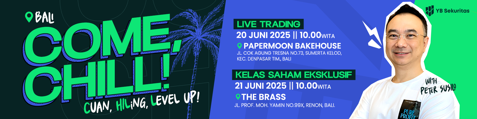 COME, CHILL! : Cuan, HILing, Level up!